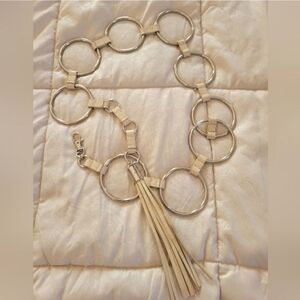 Vintage Guess by Marciano Mod Bangle Chain Belt with Tassel